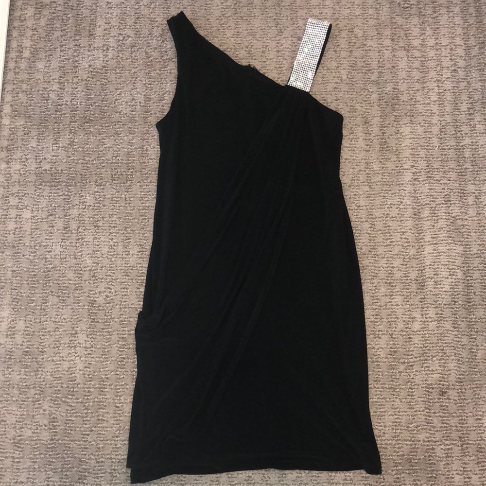 Black cocktail dress
